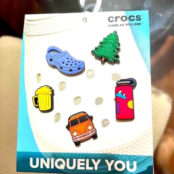 NWT Crocs Jibbitz 5-Pack Nature Shoe Charms - Picture 1 of 4
